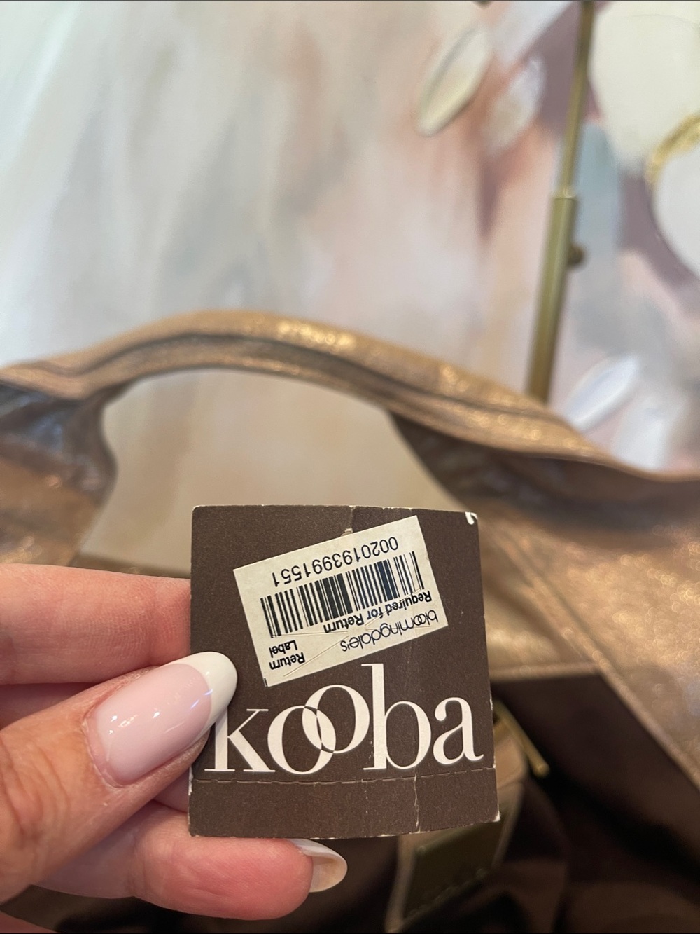 NWT KOOBA Leather Shoulder Tote - Picture 10 of 10
